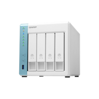 QNAP "TS-431K", 4-bay, AnnapurnaLabs 4-core 1.7GHz, 1Gb DDR3, 2x1GbE