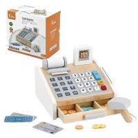 Игрушка Viga 44527 Игровой набор «Кассовый аппарат» с аксессуарами
