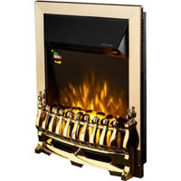 Șemineu electric ArtFlame Galileo gold, 592x482x185 mm, Negru