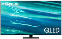 55" LED TV Samsung QE55Q80AAUXUA, Black (3840x2160 UHD, SMART TV, PQI 3200Hz, DVB-T/T2/C/S2)
