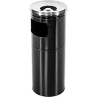 Урна для мусора Dharma Construct Esenia cu scrumiera 27L, negru (CS1104)