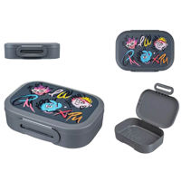 Контейнер для хранения пищи miscellaneous 55029 Lunch-box Plastishka Smesarichi 0.98l, gri