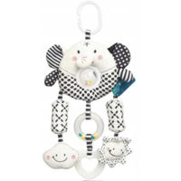 Jucărie cu pandantiv Sensillo Z-0341 Игрушка Плюш 247 B/W Elephant