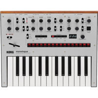 Цифровое пианино Korg Monologue Monophonic Analogue Sintetizator Silver
