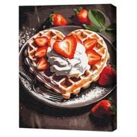 Картина по номерам BrushMe RBS53878FC 30x40cm (fără cutie) Desert dulce