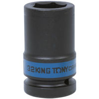 Набор головок, бит, насадок King Tony 843532M головка торцевая ударная глубокая 1" 32мм