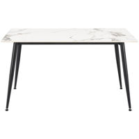 Стол Halmar Emilio 140 (marmura alba)
