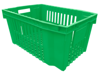 купить Пластиковый ящик зелёного цвета, размеры 600x400x280 мм в Кишинёве