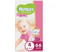 Подгузники Huggies Ultra Comfort Mega 4 Girl (8-14 kg) 66 шт