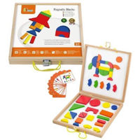 Головоломка Viga 59687 Set de blocuri magnetice Forme și Culori