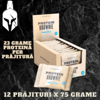Brownie cu proteine - ”Ciocolată Albă” - Cutie - 12 buc