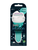 Wilkinson Бритва для женщин Intuition Sensitive Care, 4 лезвия, 1 сменная лезвия