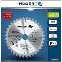 Диск отрезной Hoegert Полотно дисковой пилы 216*36T*30 HT6D786