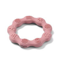 Грызунок cиликоновый Babyono Ring Pink