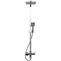 Panou de duș Rubano Coloana de dus, cu baterie, inox, 27584