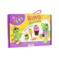 Set de creație Strateg 57145 Set de modelat Мистер тесто Dino Ice Cream, 30buc