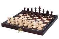 Шахматы деревянные 27.5x13.5x4 см, 0.5 кг, высота короля 6 см School CH154 (8591)