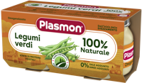 Пюре PLASMON зеленые овощи (6 мес), 2x80 г