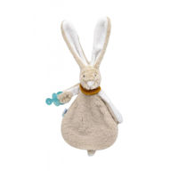 Jucărie de pluș BabyJem 813 Jucarie de plus cu suzeta Iepuras Stone