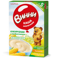 Каша Винни молочная кукурузная 200г с 5месяцев