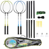 Echipament pentru badminton Nils 13283 Set badminton (4 palete, fluturasi, stand) Kit Family (14-20-367)