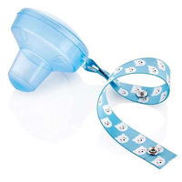 Пустышка BabyJem 564 Cutiuta pentru suzeta cu lantisor Albastra