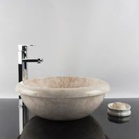 Раковина для ванной Мрамор Капучино RS-19, 42 x 15 см