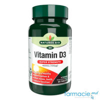 Vitamina D3 4000 UI (100ug) comp. N60 Natures Aid