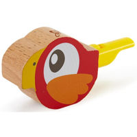 Музыкальная игрушка Hape E0474 Fluier Pasăre de culoare roșie