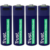 Аккумулятор Trust TR25631 USB-C Rechargeable Battery AA 1700 mAh, 4 Pack