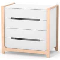 Комод-пеленатор Veres 33.2.36.2.15 Ницца 900 бело-буковый