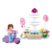 Конструктор Sluban B0519 Set de construcție Fântână arteziană, 79 elem.