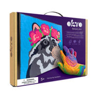 Tablou pe numere ToyMall 003484 Raccoon 29x29cm