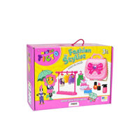 Набор для творчества Strateg 57151 Set de modelat Мистер тесто Fashion Stylist, 32buc