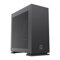 Case mATX GAMEMAX M60, w/o PSU,1x120mm FRGB, 1xUSB3.0,2xUSB 2.0, Mesh side panel, Black