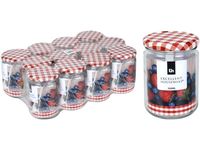 Borcan pentru pastrare/conservare 500ml, H12cm, D8cm, cu capac