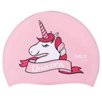 Аксессуар для плавания Nils 157 Unicorn Pink, casca inot copii silicon (11-30-080)