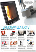 Термокамин пеллетный - CLAM TERMOFAVILLA T.P.18