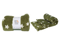 Patura 130Х160сm H&S, fleece,"Stelute", verde