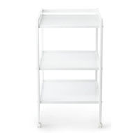 Комод-пеленатор Premaman PBRHMN-CCC-UNQ Masuta pentru infasare cu rafturi Alba