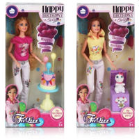 Кукла Essa JX200-93 Set de joc Felicitare de Zi de Naștere, 30 cm, 2 modele