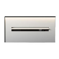 Аксессуар для встраиваемой техники Falmec MODULE PANEL AIR WALL 120cm White Glass Black PROFILE