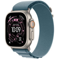 Смарт часы Apple Watch Ultra 3 GPS + Cellular 49mm Natural Titanium Case with Light Blue Alpine Loop - Large MEWP4QI/A