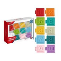 Игрушка Promstore 44052 Набор мягких текстурированных блоков Цифры 10шт