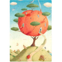 Головоломка Mideer MD3275 Puzzle Paradisul piersicului, serie de buzunar, 216 elem.