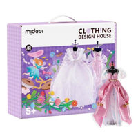 Кукла Mideer MD6362 Set de creație Rochii pentru prințesă