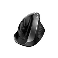 Wireless Mouse Genius Ergo 8250S Vertical, 800-1600 dpi, 6 buttons, Silent, 1xAA, 97g., Silver/Grey