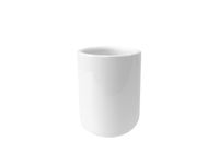 Pahar pentru periute de dinti Tendance Dolomite D8.3X11cm, alb, ceramic