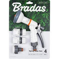 Pistol pentru stropit Bradas WL-EN1TSET Pistol + set (4 el.) 1/2, 5/8 White Line