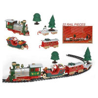 Decor de Crăciun și Anul Nou Promstore 16198 Set de Craciun Calea Ferata 22 buc, 2,36m